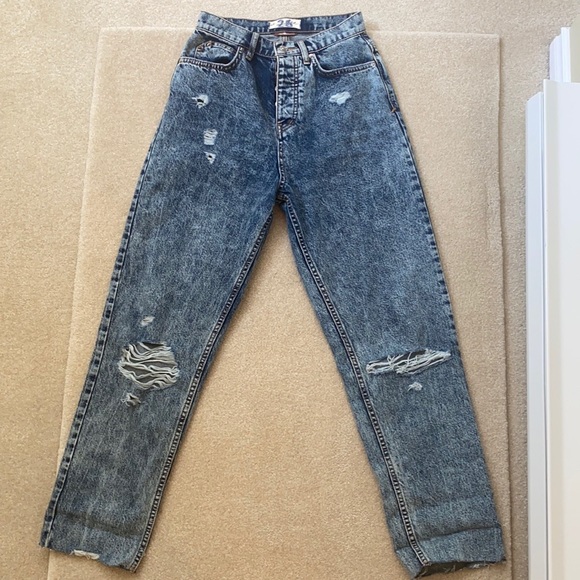 Free People CRVY Georgine Mom Jean size 26 - Picture 2 of 8